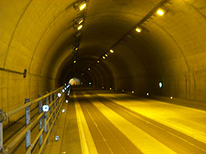 阿福トンネル：トンネル内部
