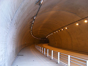 天引トンネル：トンネル内部