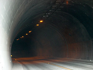 井倉トンネル：トンネル内部