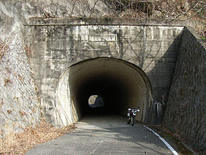 猪之谷トンネル・北側坑門