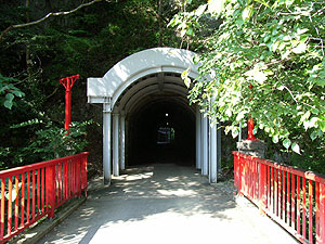 犬瀬１号隧道：北側坑門