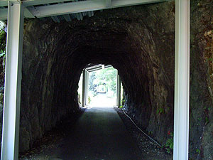 犬瀬５号隧道：トンネル内部