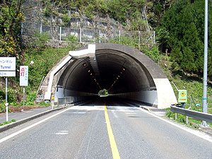 岩屋堂トンネル：南側坑門