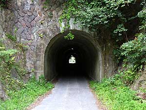 加茂隧道：南側坑門
