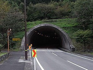 神楽坂トンネル：北側坑門