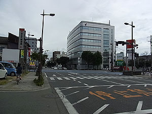 国道3号線合流・熊本県熊本市中央区迎町「迎町」交差点 終点