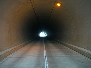 久見トンネル：トンネル内部