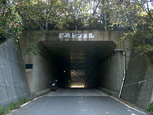 箕浦トンネル：西側坑門