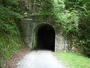 紅葉トンネル：南側坑門