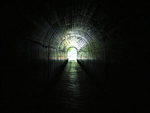 紅葉トンネル：トンネル内部