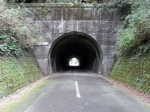 夏山隧道：北側坑門