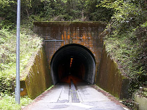 面谷トンネル：北側坑門