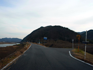 奥吉原集落への道