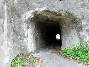 龍ヶ滝隧道：北側坑門
