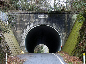 蕃山隧道：南側坑門
