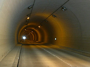 新福浦トンネル：トンネル内部