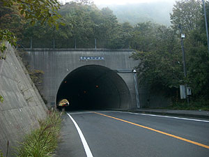 新森山トンネル：西側坑門