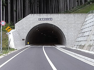 下吉田トンネル：西側坑門