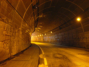 滝畑第一隧道：トンネル内部