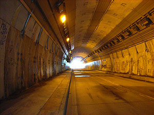 滝畑第二隧道：トンネル内部
