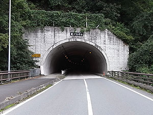 殿田トンネル：北側坑門