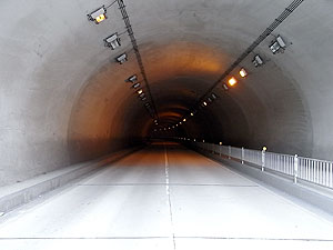 殿田トンネル：トンネル内部