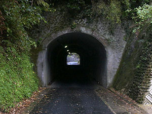 登具隧道：北側坑門