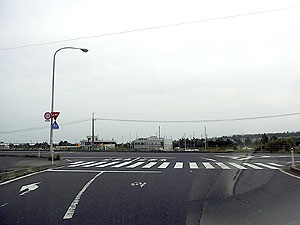 県道41号線合流・鳥取県鳥取市賀露町「鳥取港」 起点