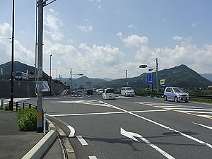 国道53号線分岐・鳥取県鳥取市河原町高福 起点