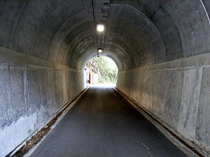 鵜飼隧道：トンネル内部