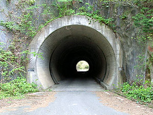卯敷隧道：北側坑門