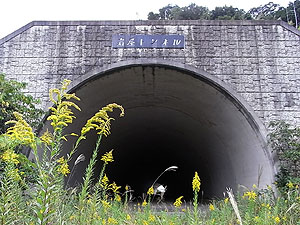 岩屋トンネル：北側坑門
