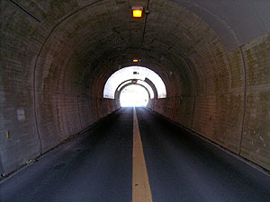 柳隧道：トンネル内部